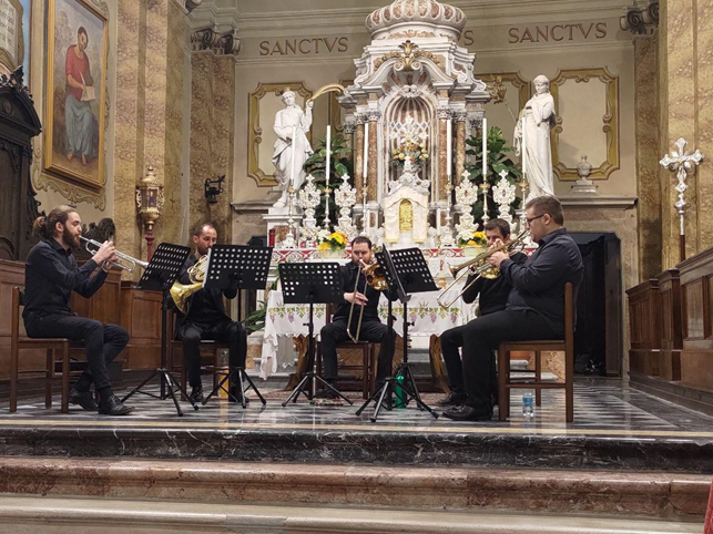 Quintetto Brassmen in chiesa