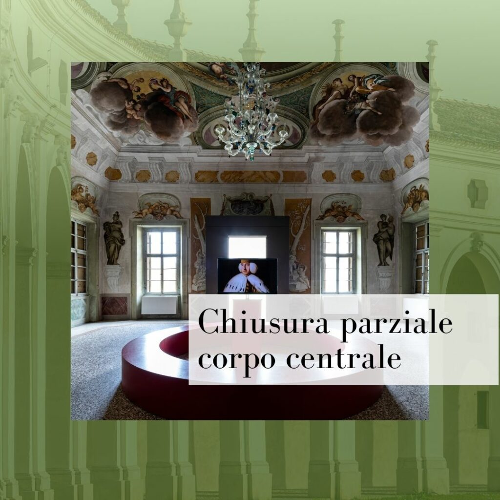 Chiusura parziale sale corpo centrale